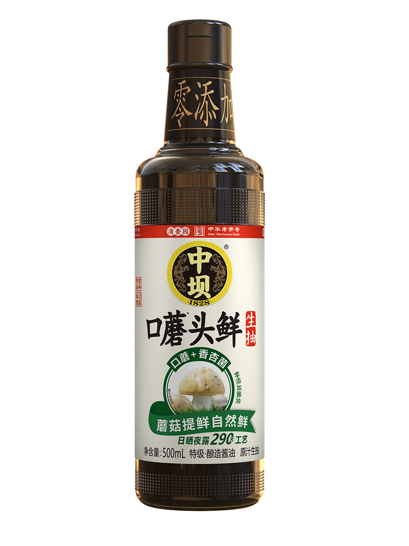 口蘑头鲜原汁生抽500ml